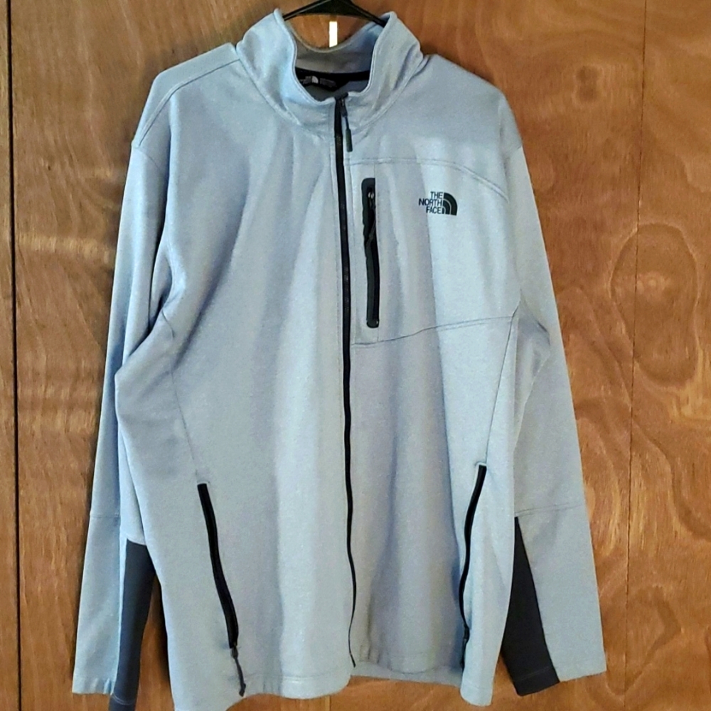 The North Face, 2XL, Full-Zip, Grey, Sweater/Jacket.